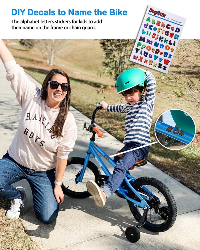JOYSTAR 12 Inch Kids Bike for 2 3 4 Years Old Boys Girls Toddlers Bikes with Training Wheels Gifts Children Bicycle BMX Style Blue - Image 4